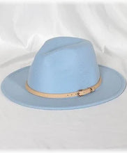 Load image into Gallery viewer, Wide Brim Fedora Hat