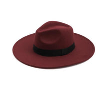 Load image into Gallery viewer, Wide Brim Fedora Hat