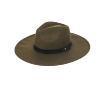 Load image into Gallery viewer, Wide Brim Fedora Hat
