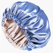 Load image into Gallery viewer, Junior Reversible Satin-Lined Bonnet

