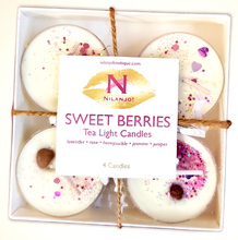 Load image into Gallery viewer, 4 Pack Essential Oil Tea Light Candles