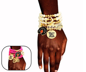 Black Girl Magic (BGM) 5 Piece Bracelet Set