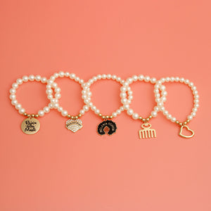 Black Girl Magic (BGM) 5 Piece Bracelet Set