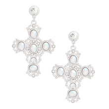 Load image into Gallery viewer, Fancy Cross Earrings
