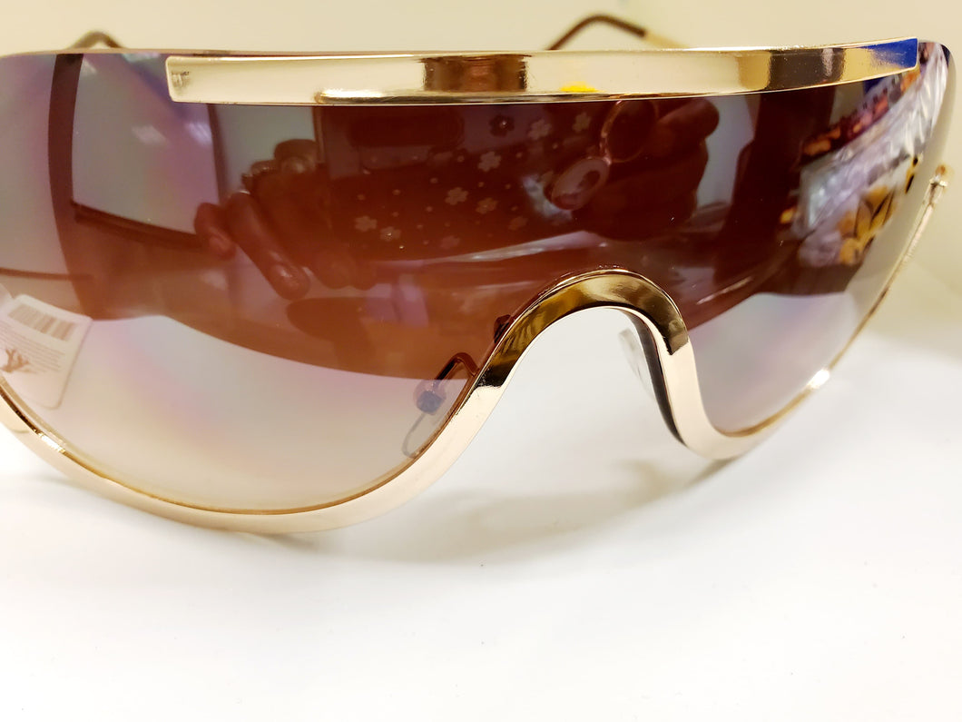 Gold Rimmed Aviator Glasses