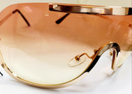 Gold Rimmed Aviator Glasses