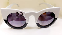 Load image into Gallery viewer, Two-Toned Cat Eye Sunglasses
