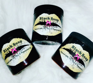 African Black Soap Infused w/ Tea Tree and Peppermint Oil