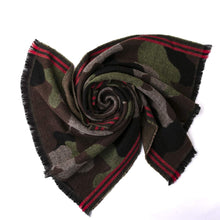 Load image into Gallery viewer, Camouflage Blanket Scarf
