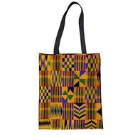 Canvas Kente Tote Bag